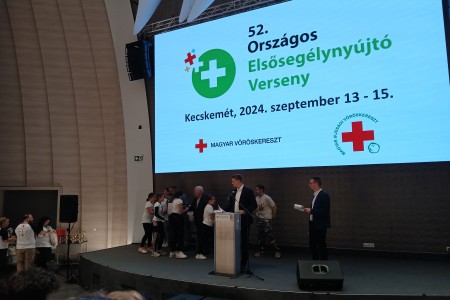 Kölcseysek szereplése az országos elsősegélynyújtó versenyen vendég csapatként