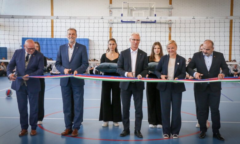 Megújult a csepeli baptista gimnázium és sportiskola tornacsarnoka 