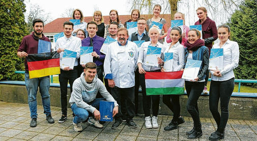 A BIG diákjai egy német újságban 